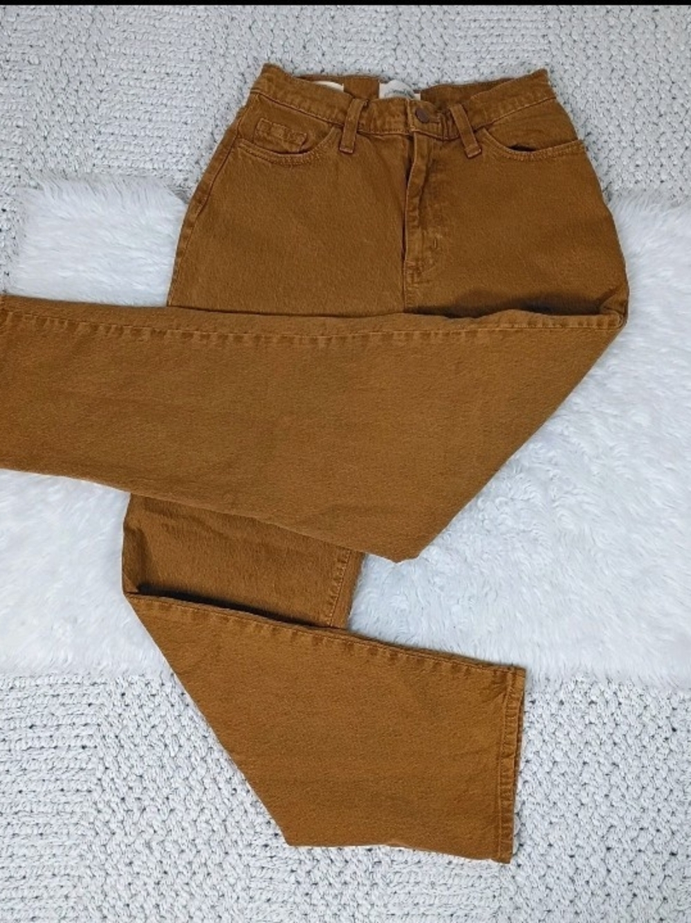 Universal Thread Women's Vintage Straight Leg Copper Jeans